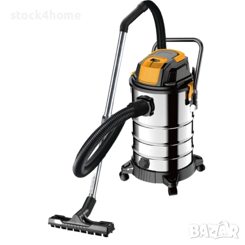 Прахосмукачка за сухо и мокро почистване Stark’s IVC30, 3 в 1, 1500W, 30 L, Колела въртящи се на 360