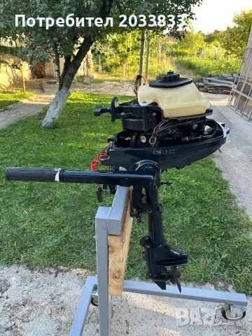 Извънбордов четиритактов двигател EVINRUDE 3.5Hp (къс ботуш, размер - S), снимка 5 - Воден транспорт - 55686822