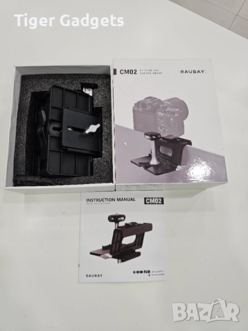 RAUBAY CM02 стойка за камера и фотоапарат за монитор с щипка 1/4", снимка 8 - Чанти, стативи, аксесоари - 54004259