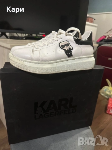 Бели маратонки Karl Lagerfeld