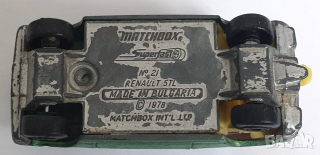 Matchbox Renault 5 Bulgaria 1978 Мачбокс България, снимка 6 - Колекции - 54652106
