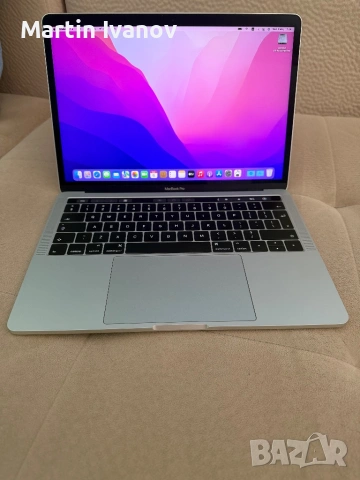 Macbook pro 13 inch model A1706 silver 2,9ghz 256gb touch bar 2016