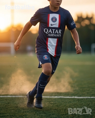 MBAPPE 7 💙⚽️ детско юношески футболни екипи PSG 💚⚽️ РЕТРО екипи , снимка 5 - Футбол - 40019311