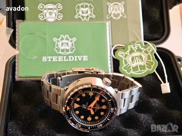 STEELDIVE automatic, saphire wr 300m by seiko, снимка 11 - Мъжки - 54995856