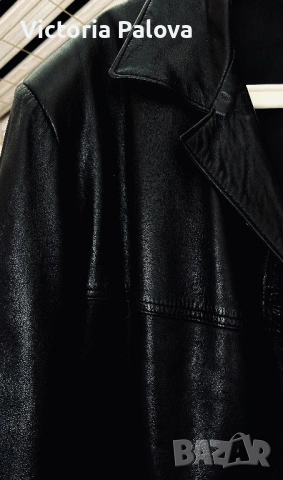 Луксозно пролетно яке/манто от мека агнешка кожа, снимка 3 - Якета - 53981857