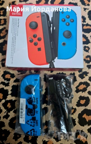 Nintendo Switch Joy-Con (ляв контролер) - неоново синьо, снимка 2 - Nintendo конзоли - 54777794