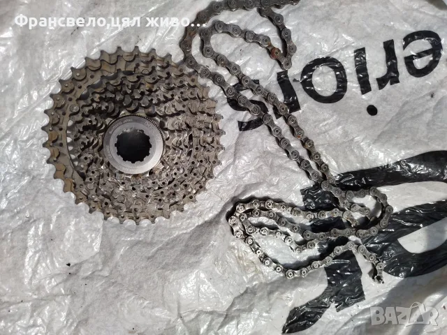 Венец касета 9 скорости и нейната верига Shimano xtr cs m 952 от 26 цола 