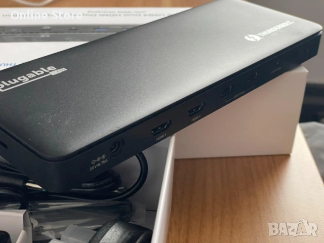 Plugable Thunderbolt 4 докинг станция 13-в-1 – 8K / 2x4K HDMI, 100W зареждане, снимка 8 - Други - 54169939