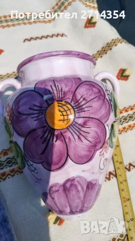 Колекционерска фигурка и декоративна чиния , Италианска ваза за стена , снимка 10 - Колекции - 51963189