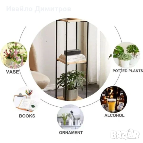 Стойка за растения на 3 нива, снимка 3 - Други стоки за дома - 54216585