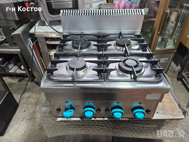 Газов Котлон 4-ка Настолен Професионален със защита СЕ Цена 350 Евро 