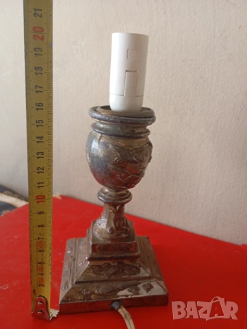 Стара настолна лампа , снимка 4 - Настолни лампи - 54298835