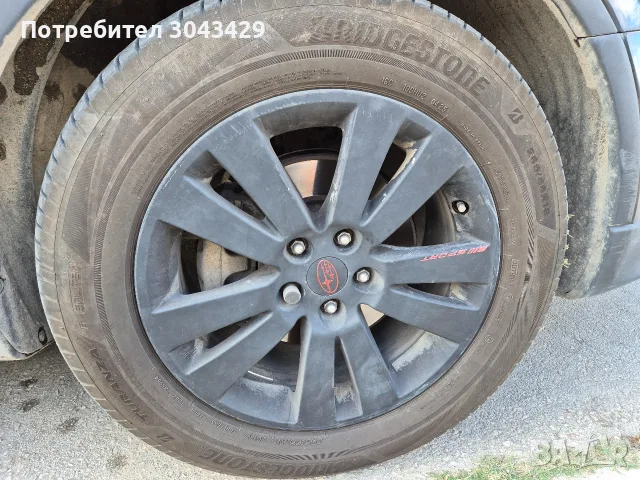Джанти с гуми за Subaru Tribeca B10 / BRIDGESTONE TURANZA 6, снимка 6 - Гуми и джанти - 55427394