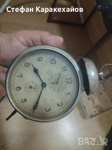 Ретро будилник , снимка 3 - Антикварни и старинни предмети - 54184315