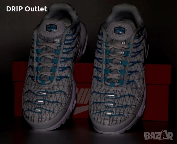 !НОВИ! Nike Air Max Plus | Marseille | + КУТИЯ, снимка 3 - Маратонки - 54574593