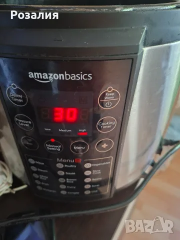 Amazon Basics 23-в-1 с капацитет от 5,5 литра., снимка 8 - Мултикукъри - 55297052
