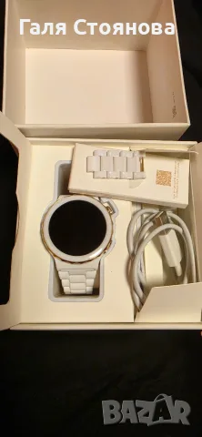 Huawei Watch GT 3 Pro Ceramic Edition (43mm) – Пълен Комплект, КАТО НОВ, снимка 3 - Смарт часовници - 55629816