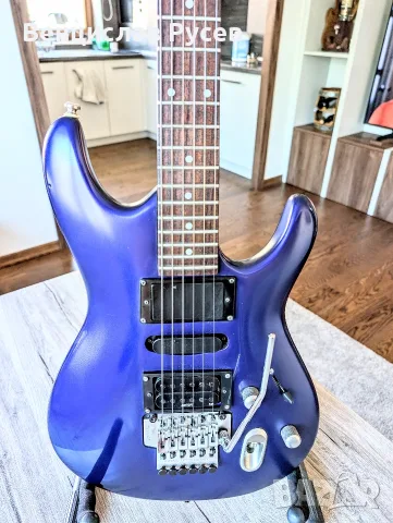 Ibanez EDR470EX Jewel Blue Flat, 2002, Korea, снимка 3 - Китари - 55686720