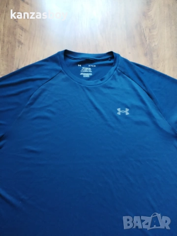 Under Armour - страхотна мъжка тениска КАТО НОВА XL 100% оригинал точни размери дължина - 73см. шири, снимка 3 - Тениски - 54692905