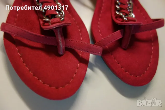 нови кожени сандали Clarks, 35.5ти номер, снимка 2 - Сандали - 55465012