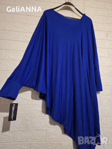 СТРАХОТНА АСИМЕТРИЧНА ТУНИКА 2XL-3XL