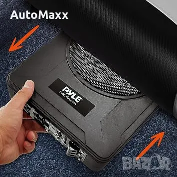 Pyle 8-инчова нископрофилна усилвателна система,субуфер - 600-ватов компактен затворен активен , снимка 2 - Аудиосистеми - 55541065