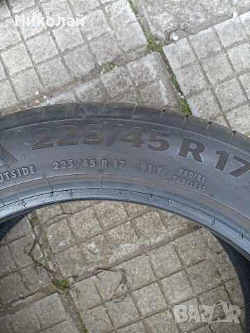 Летни гуми 17 225 45, снимка 3 - Гуми и джанти - 54448119