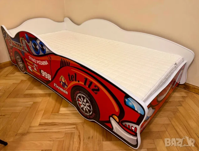 Детско легло Cars с матрак 80/160
