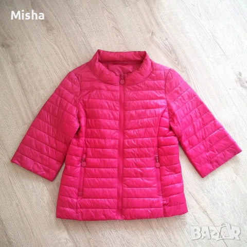 Дамско леко преходно яке в цвят фуксия размер М