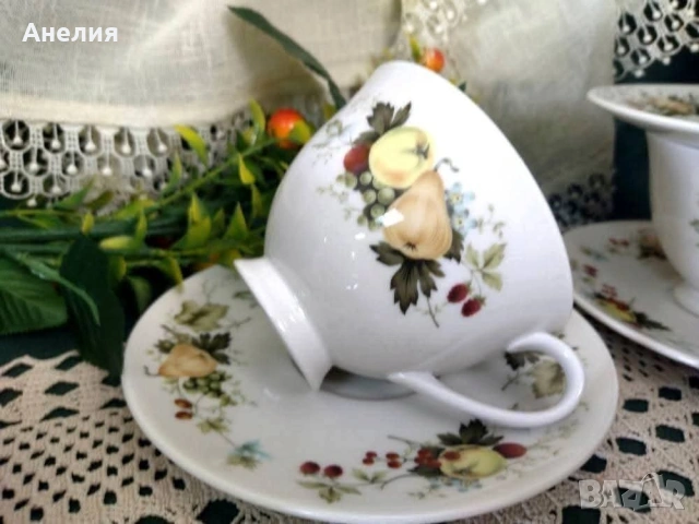 Royal Doulton ябълки и круши , снимка 4 - Чаши - 54322224