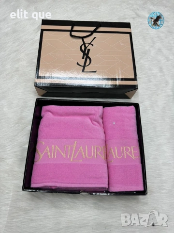 плажни кърпи 90×50см 70×140см 2 броя в кутия Burberry Yves Saint Laurent Tommy Hilfiger versace  , снимка 10 - Хавлиени кърпи - 55217814