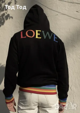 Loewe Rainbow Rib Zip Hoodie L (XL)
