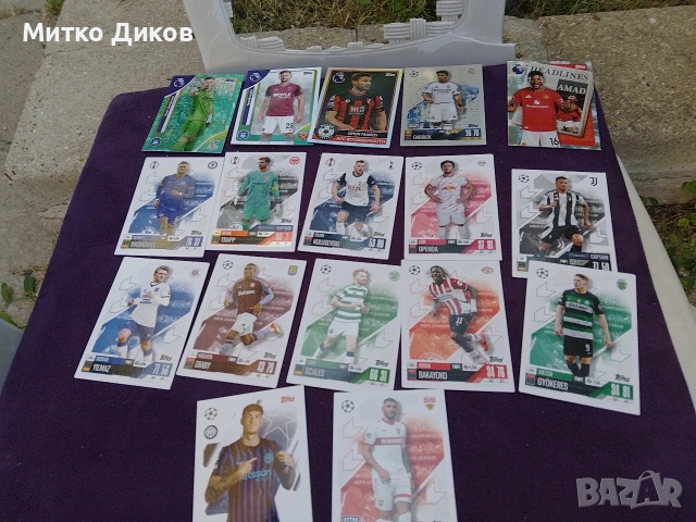 Колекционерски футболни карти Topps Match Attax и Eng.Premier League 54броя нови, снимка 8 - Футбол - 54965091