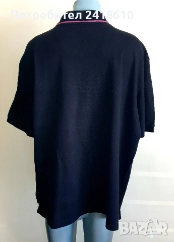 Hugo Boss H - Paras Pique Cotton 3/4 Zip Mens Size 4XL - 5XL НОВО! ОРИГИНАЛНА Тениска!, снимка 7 - Тениски - 54836789