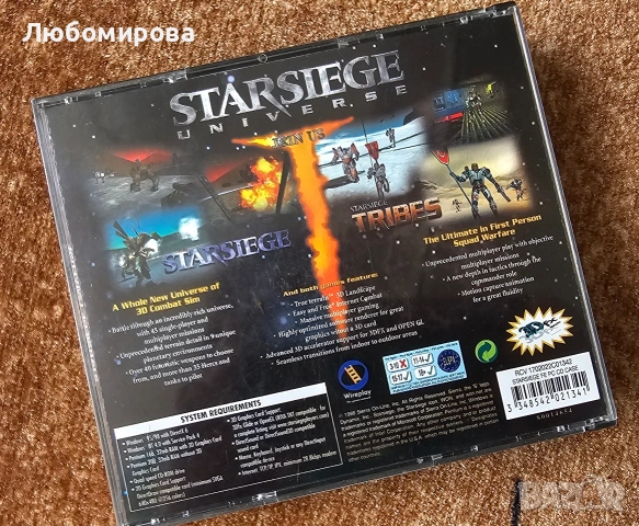 Ретро PC игра Starsiege Universe (1999) , снимка 4 - Колекции - 54727166