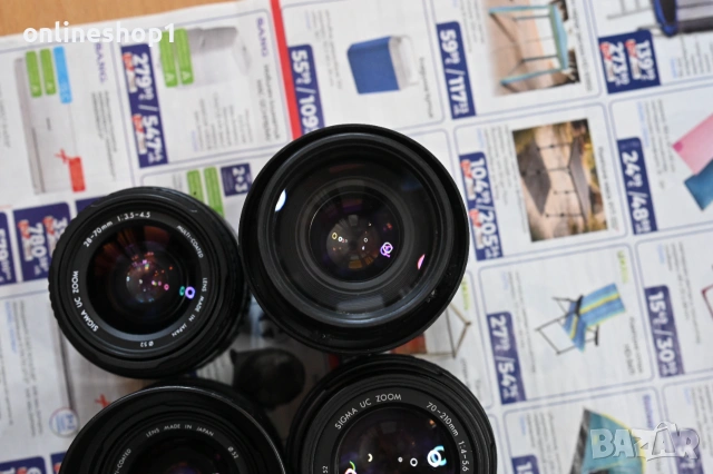 Комплект 4 бр обективи Sigma за Nikon (За почистване / Части) 20 евро за всички, снимка 4 - Обективи и филтри - 55076476