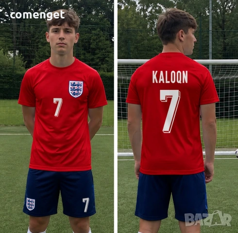 СВЕТОВНО 2026! Футболни екипи АНГЛИЯ / ENGLAND с ИМЕ и НОМЕР! Поръчай на ОТБОР по ИЗБОР!, снимка 2 - Детски комплекти - 38600178