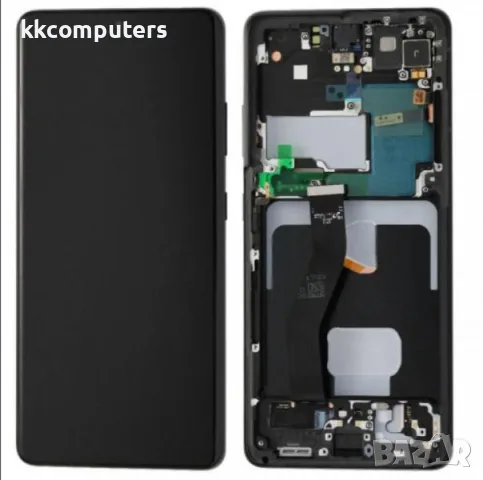 LCD Дисплей за Samsung SM-G998A S21 Ultra 5G 2021 / GH82-26035A /26036A /26039A/ Тъч скрийн / Черен 