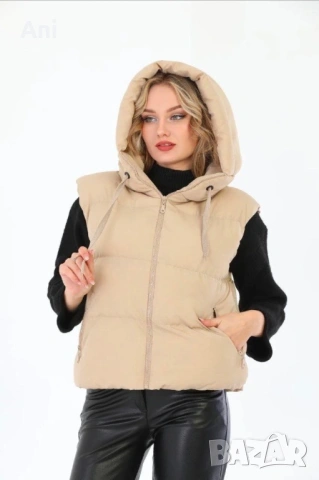 Дамски къс елек, снимка 2 - Якета - 54007771