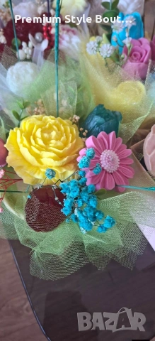 букет от соеви свещи , снимка 9 - Декорация за дома - 54004913