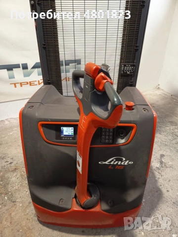 Електрическа палетна количка-стакер LINDE L16, снимка 2 - Подемници - 54259701
