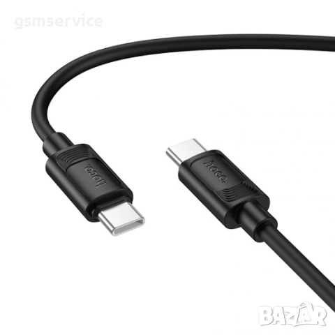 HOCO кабел 60W Type-C към Type-C 1M, снимка 3 - USB кабели - 54632959