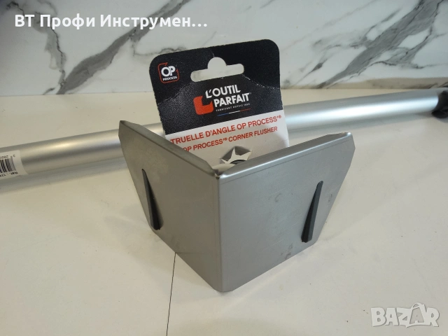 Флъшер / Ъглова шпакла за фиксиране на лента + ъдължител 2 x 1m, снимка 2 - Други инструменти - 55142873
