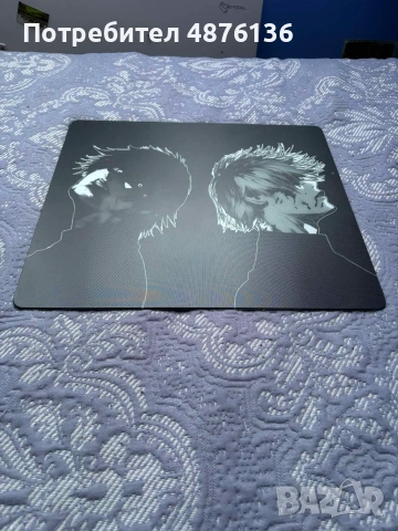 Геймърски стъклен mouse pad, снимка 3 - Джойстици и геймпадове - 55163156