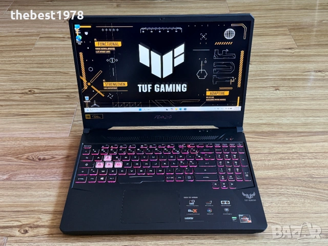 15.6 120Hz TUF Gaming`Ryzen 5 3550H/GTX 1650/16GB RAM/256GB SSD/Full HD IPS