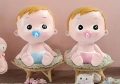 3D бебе фигурка смола гипс момиче момче фигурка украса торта парти gender party разпознаване пола , снимка 1