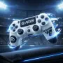 Безжичен джойстик за PS4 с тъчпад, вибрация и LED осветление – FC25 / GTA дизайн, снимка 2