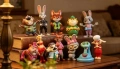 12 бр Зоотопия Зоотрополис Zootopia Zootropolis PVC пластмасови играчки фигурки за игра украса торта, снимка 1