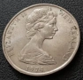 50 ЦЕНТА НОВА ЗЕЛАНДИЯ 1974, снимка 3