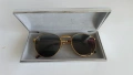 Ray-Ban New Round , унисекс, слънчеви очила с метална златиста рамка и поляризирани стъкла Chromance, снимка 8